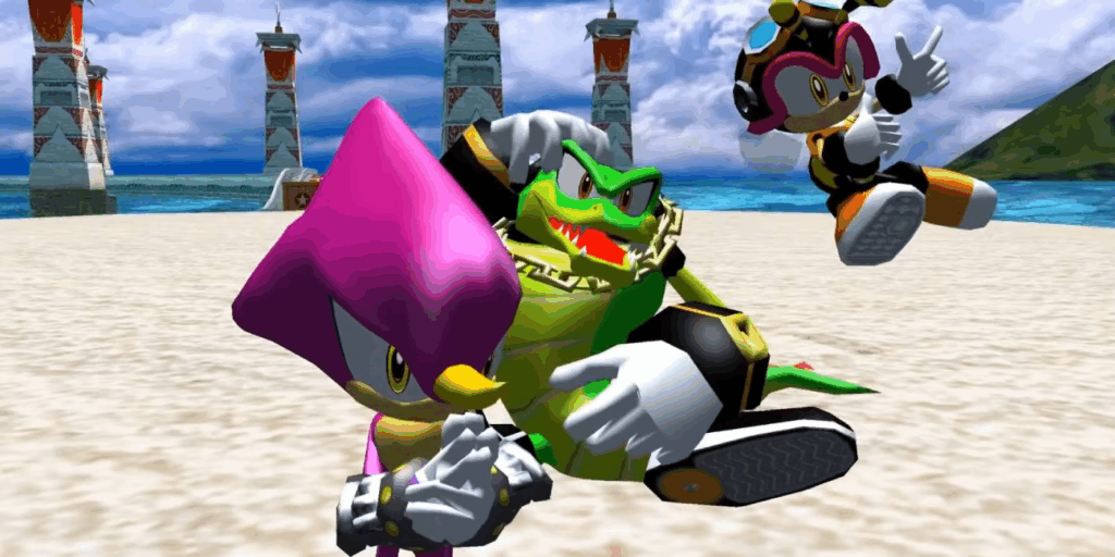 Team Chaotix nos jogos