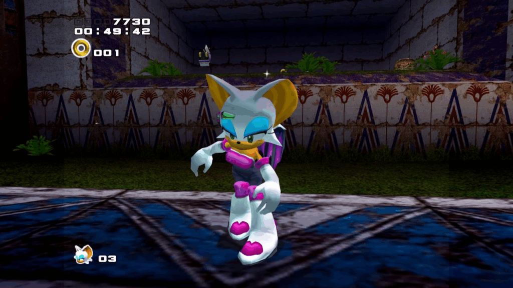 Rougue em Sonic Adventure 2