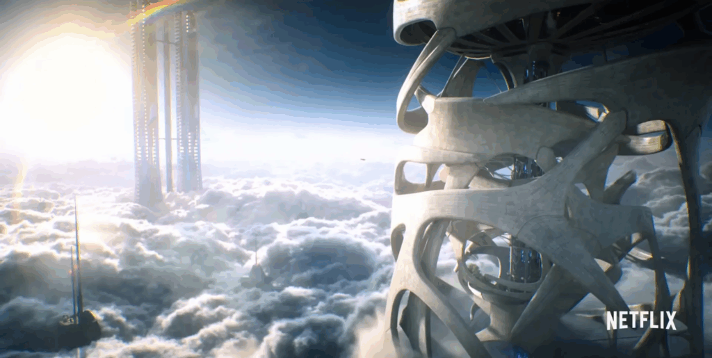 Essa série entrega tudo o que o fã de sci-fi e cyberpunk mais procura