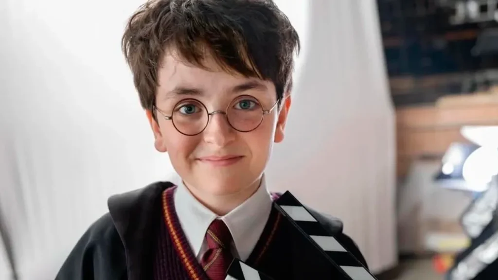 Série de Harry Potter ganha novas fotos com Harry e Hagrid no set